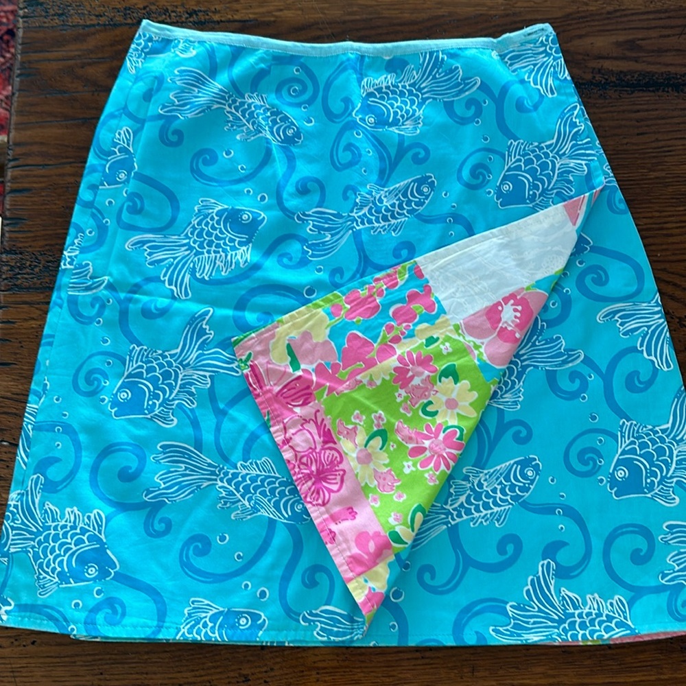 Reversible Lilly Pulitzer skirt